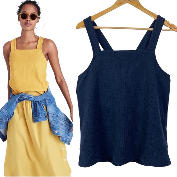 Madewell Apron Cross-Back Tank - Picture 4 of 15